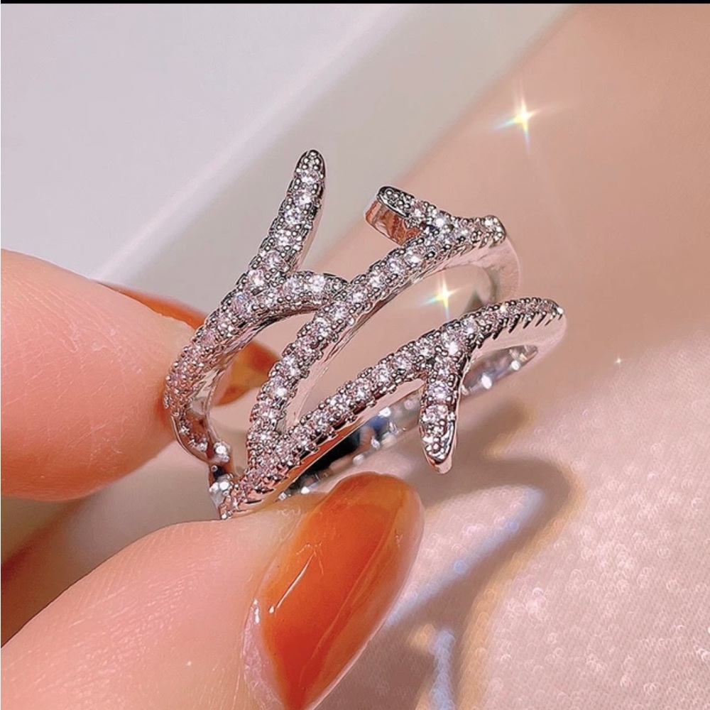 Women’s 925 Sterling Silver Zircon ring